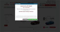 Desktop Screenshot of peruzzitoyota.com